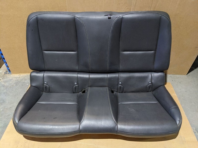 2011 CAMARO COUPE SS REAR SEAT BLACK LEATHER OEM 1174384