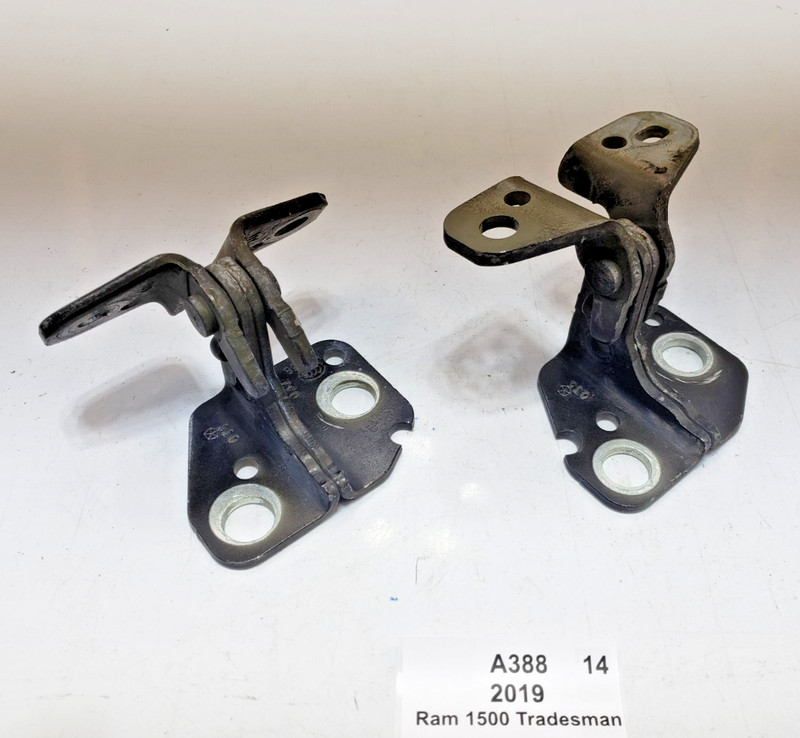 ✅ 2019-2024 OEM RAM 1500 Front Left Driver Lower Upper Door Hinge Black SET