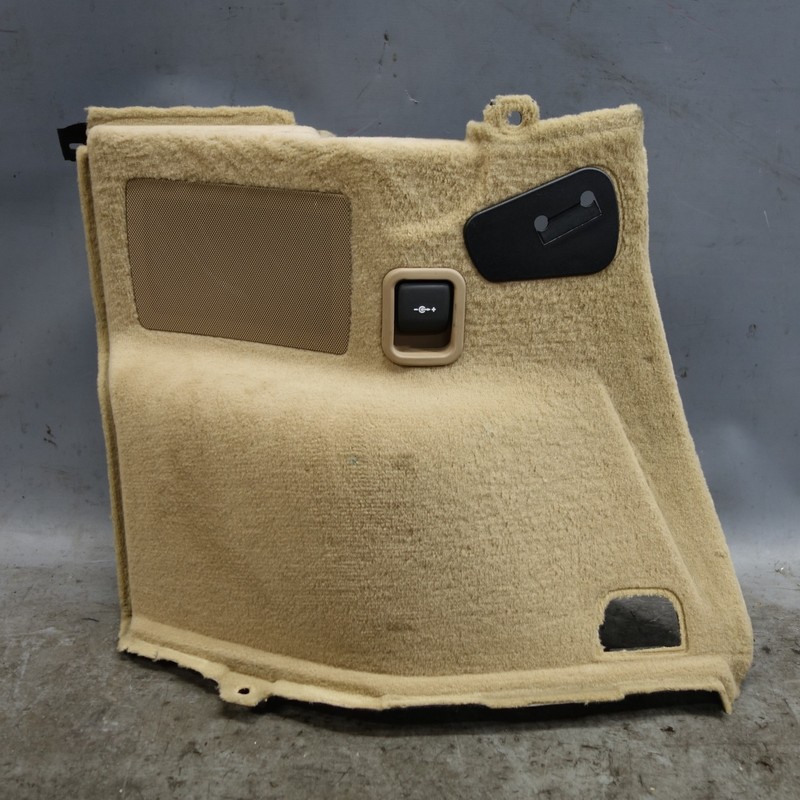 00-05 BMW E46 3-Series Touring Wagon Right Rear Side Carpet Trim Panel Beige OEM