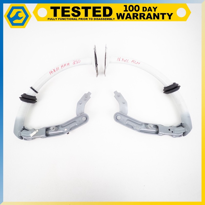 10-19 JAGUAR XJ XJL REAR LEFT & RIGHT SIDE TRUNK BOOT LID HINGE SET OEM