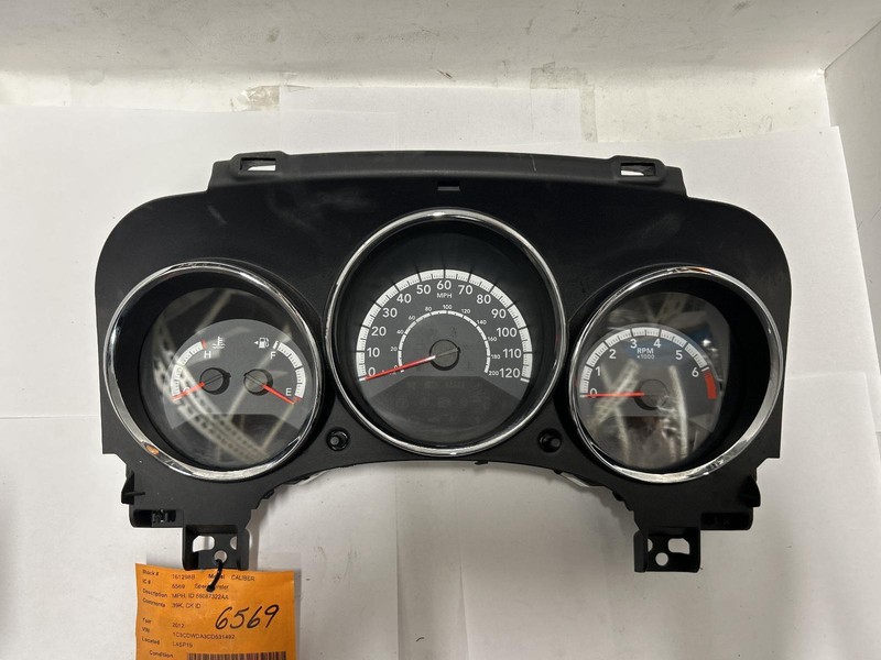 2012 DODGE CALIBER Speedometer MPH 39k miles OEM 68087324AD 11 12