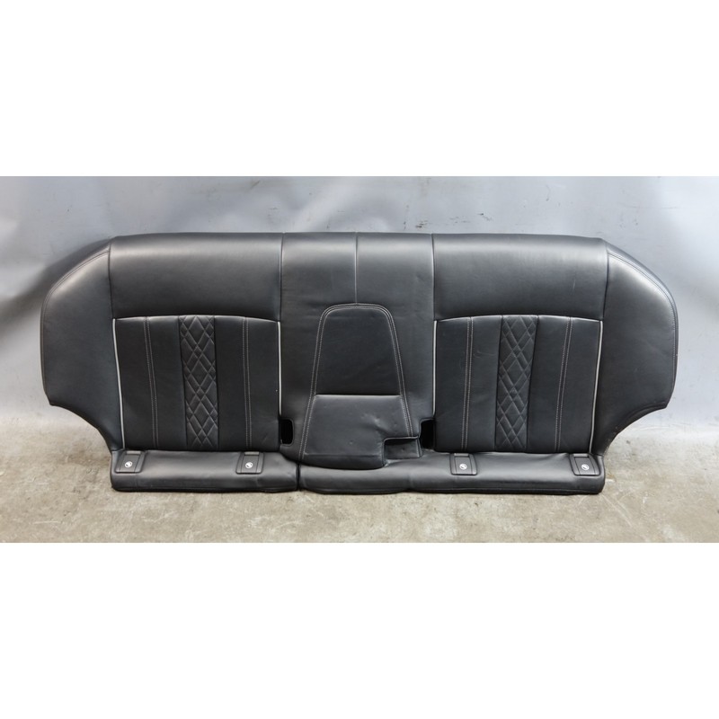 17-23 BMW G30 5-Series Rear Seat Bottom Lower Bench Black Napa Leather OEM