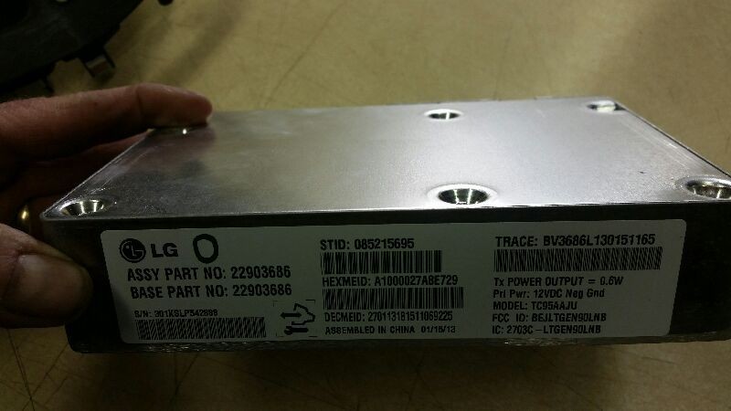 Chassis ECM Communication With Telematics Onstar Fits 13-14 CAMARO 91032