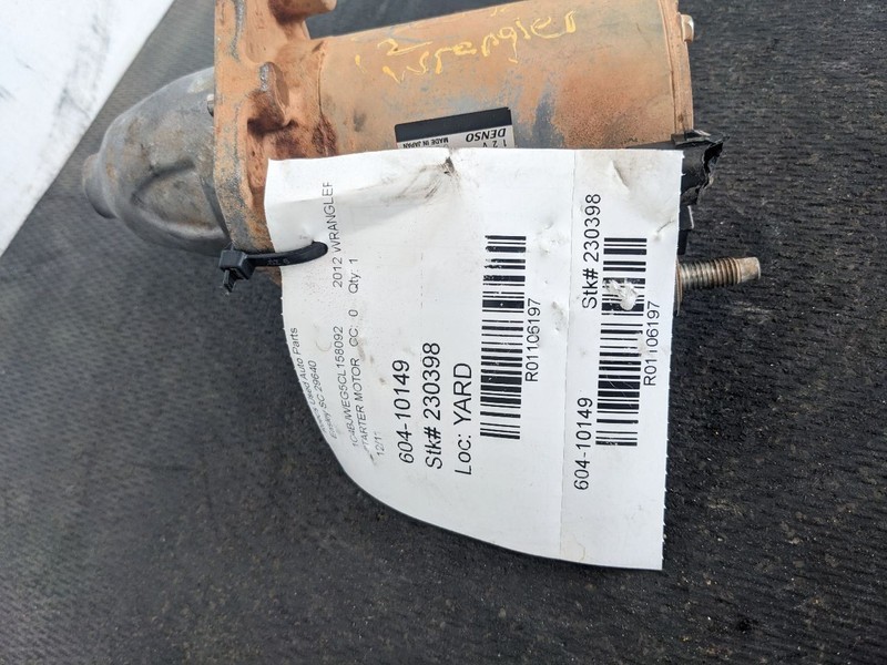 Starter Motor 48 Volt System Etorque Fits 12-18 20 WRANGLER 1106197