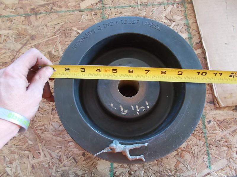 Rexnord 8" Idler Wheel, 9-1/2" OD, 7" ID *FREE SHIPPING*