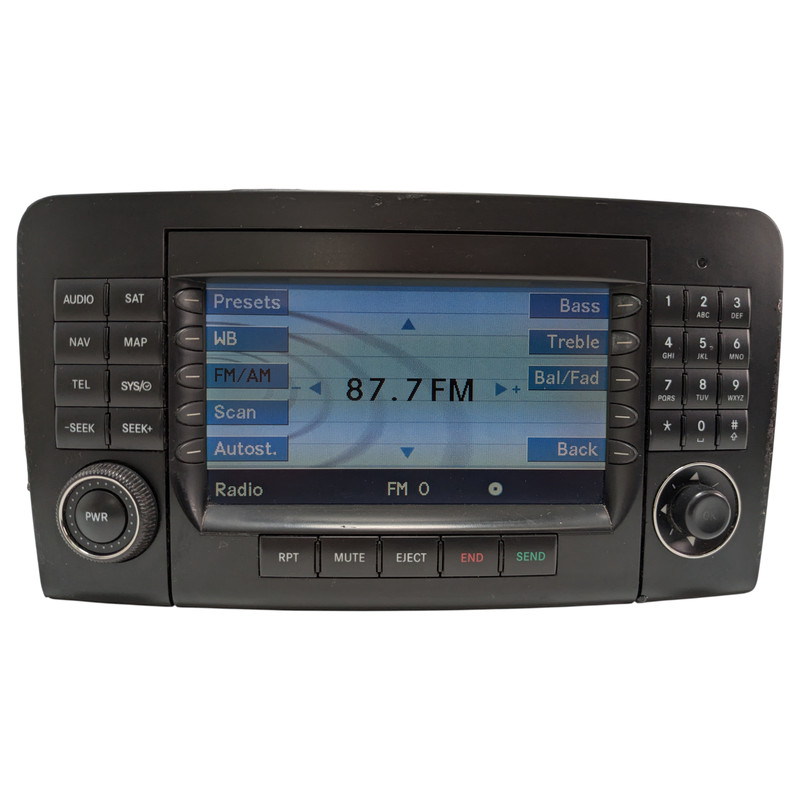 06-08 Mercedes X164 GL550 ML350 Navigation Radio Receiver Head Unit A1648703989