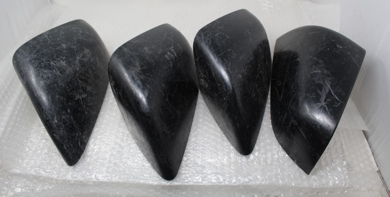 4X Genuine 2021-2023 TESLA MODEL S RIGHT SKULL CAP BLACK 1622236-00-A OEM