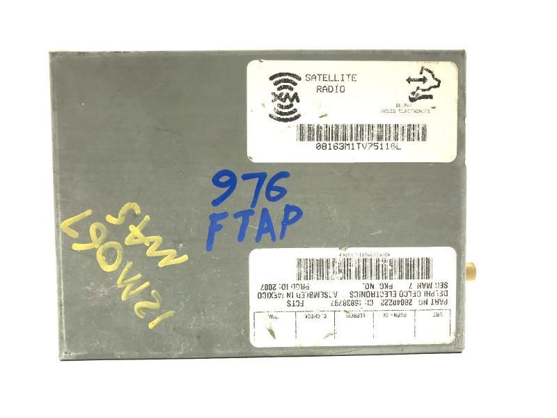 XM Satellite Receiver Option U2K 15838797 Fits 2007-2012 Chevrolet Malibu 22495