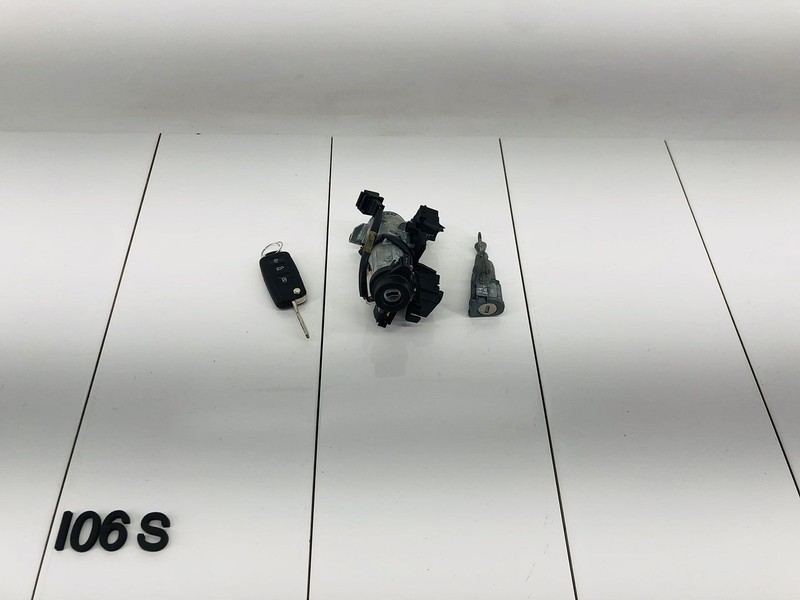 12-16 VOLKSWAGEN BEETLE STEERING LOCK &CENTRAL LOCK CYLINDER W/ KEY FOB OEM