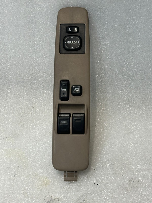 01 02 03 04 TOYOTA TACOMA FRONT DRIVER LEFT MASTER WINDOW SWITCH Beige