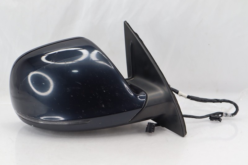 2007-2009 Audi Q7 Passenger Side View Power Door Mirror Dark Blue 4L1857410B OEM