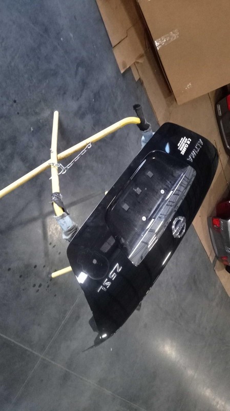 2010 Nissan Altima Deck Lid Trunk Lid Black OEM Used 150K Miles NJ25-19199