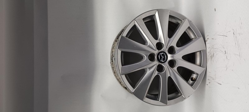 13-'16 MAZDA CX-5 Wheel aluminum 17x7 10 straight spokes OEM Grade B