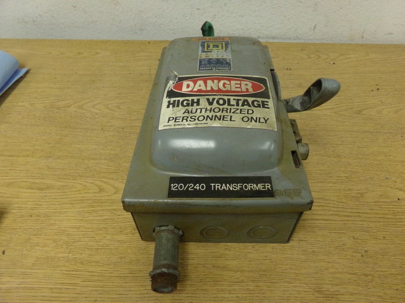 Square D Safety Switch Single Throw Fusible H361 Series A2 *FREE SHIPPING*