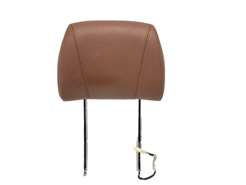 11-18 BMW F06 F12 F13 640 650 Front Left Active Seat Headrest Brown Leather OEM✅