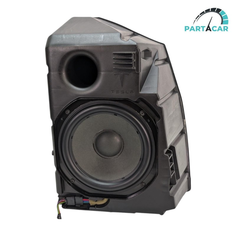 17 2018 2019-2023 Tesla Model 3 Subwoofer Audio Bass Box Loudspeaker OEM DAMAGED