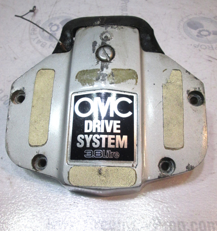 0981099 OMC Stringer 3.8L Stern Drive Upper Unit Exhaust Housing Cover '78-'85