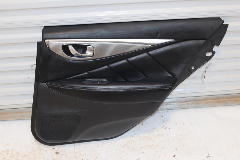 2014-2021 INFINITI Q50 REAR RIGHT SIDE DOOR PANEL TRIM COVER BLACK OEM