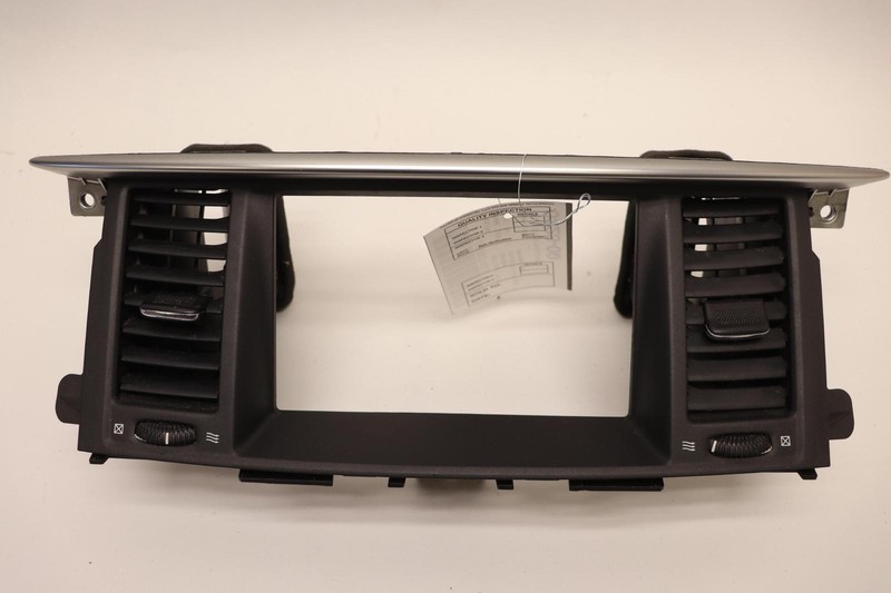 2011-2019 INFINITI QX56 QX80 DASHBOARD CENTER DISPLAY BEZEL W/ AIR VENT OEM