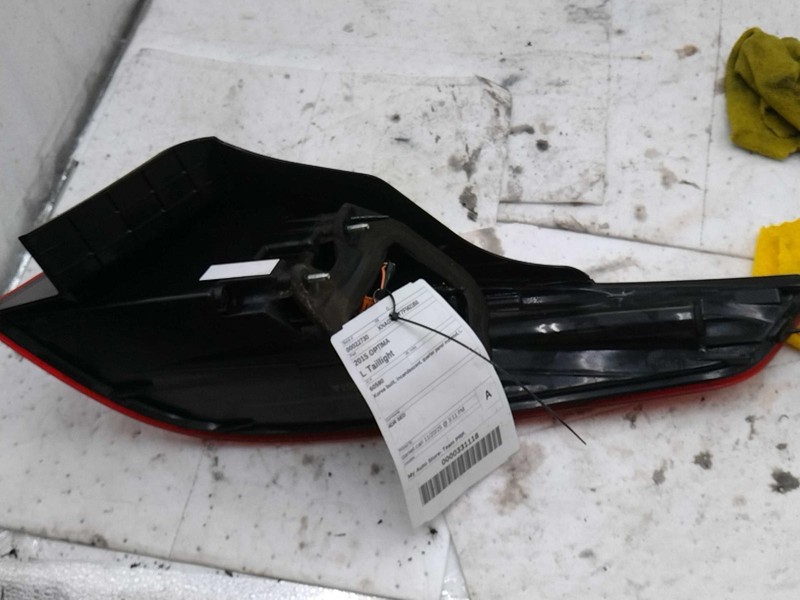 2015 KIA OPTIMA Left Tail Light Assembly Grey - Used, Scratches on Lens