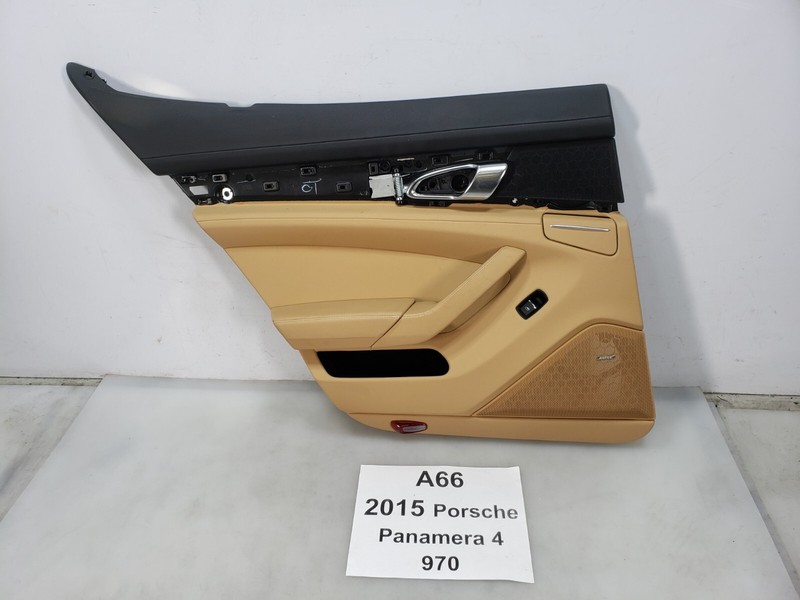 ✅ 10-16 OEM Porsche Panamera 970 Rear Left Door Card Panel w/ BOSE Audio Sistem