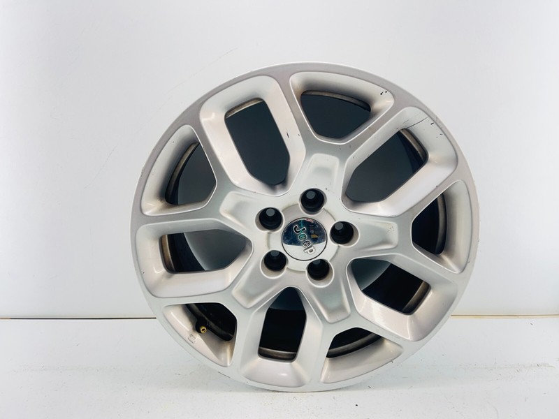 2015-2018 JEEP RENEGADE 17" ALLOY WHEEL RIM 7JX17H2 W/ TMPS SENSOR & HUB CAP OEM