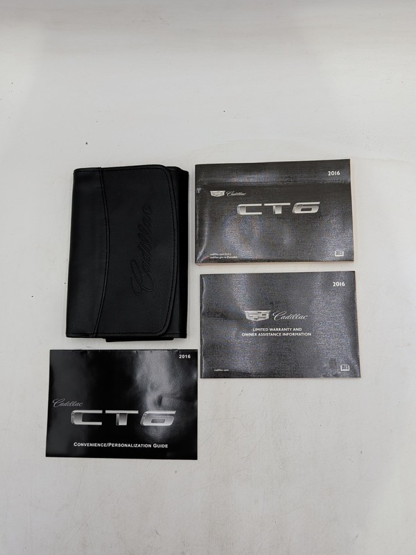 2016 CADILLAC CT6 Owners Manual SetWith Case Plus Free Shipping