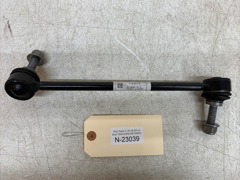 17-22 Tesla Model 3 stabilizer sway bar link right front 1188396-00B 23039 B127