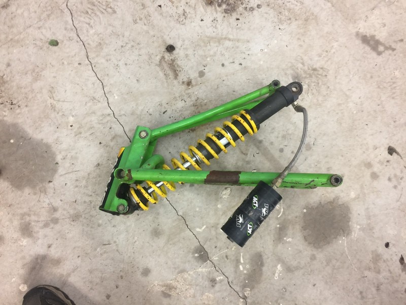 Arctic cat sno pro 440 firecat right hand a-arm assy & shock'03+