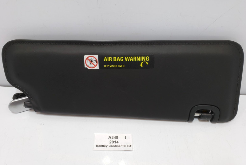 ✅ 2003-2017 OEM Bentley Continental GT Front Left Driver Sunvisor Visor Black