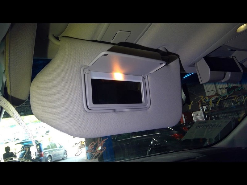 Driver Sun Visor Illuminated Thru 09/30/18 Fits 14-19 INFINITI QX60 1605555