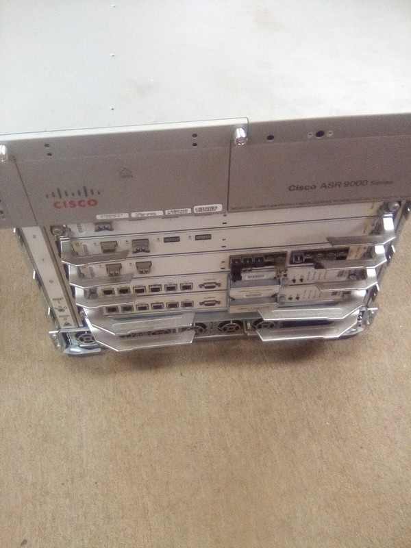 Cisco ASR 9000 W/A9K-LC-FILR, (2) A9K-4T-L, A9K-2T20GE-L & (2) A9K-RSO-4E