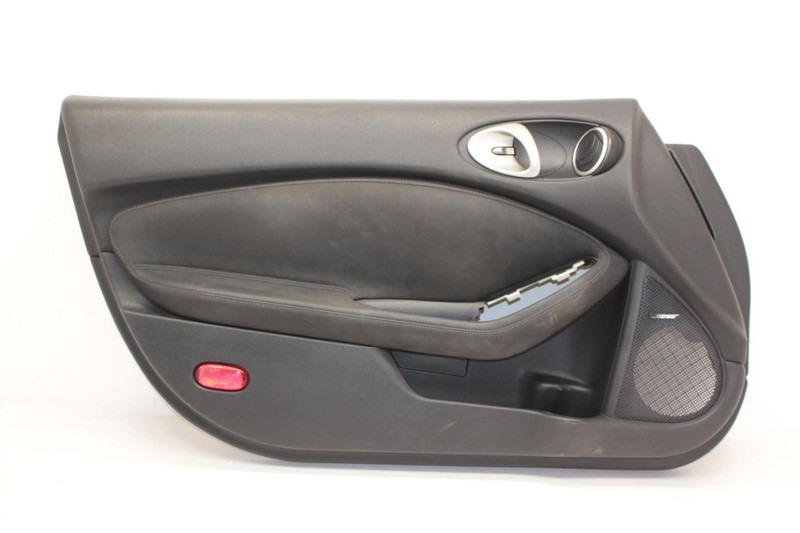 09-20 Nissan 370Z Coupe Black Driver Left Side Door Trim Panel