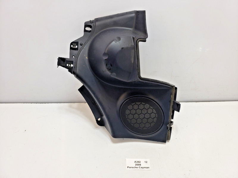 ✅06-12 OEM Porsche Cayman 987 Rear Left Driver Side Speaker Tower Cover Trim
