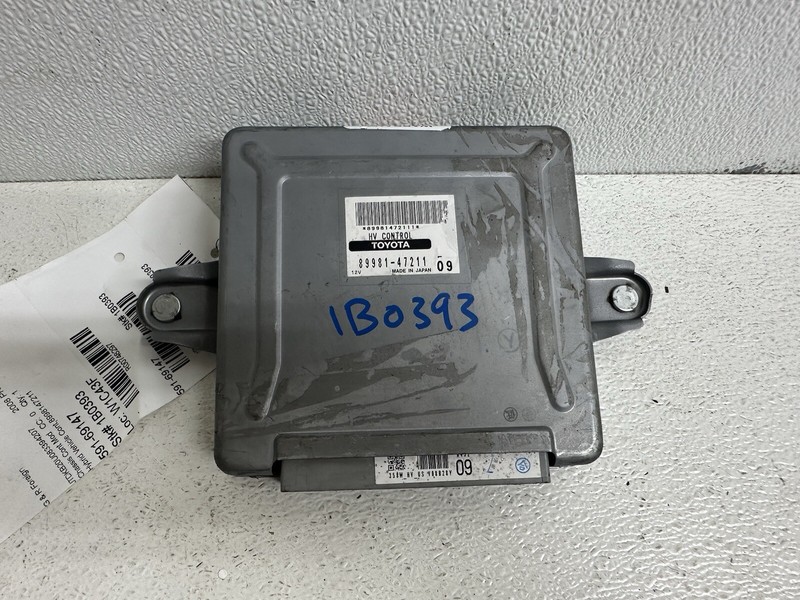 2007-2009 Toyota Prius Hybrid Electric Control Module ID 8998147211