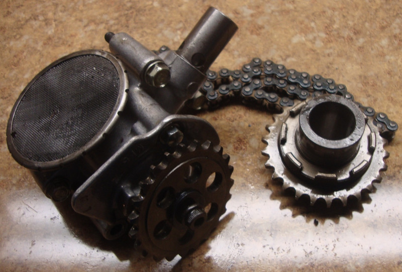 1986 Honda Shadow VT500C VT 500 C Engine Oil Pump Parts VT500 Screen Motor M4