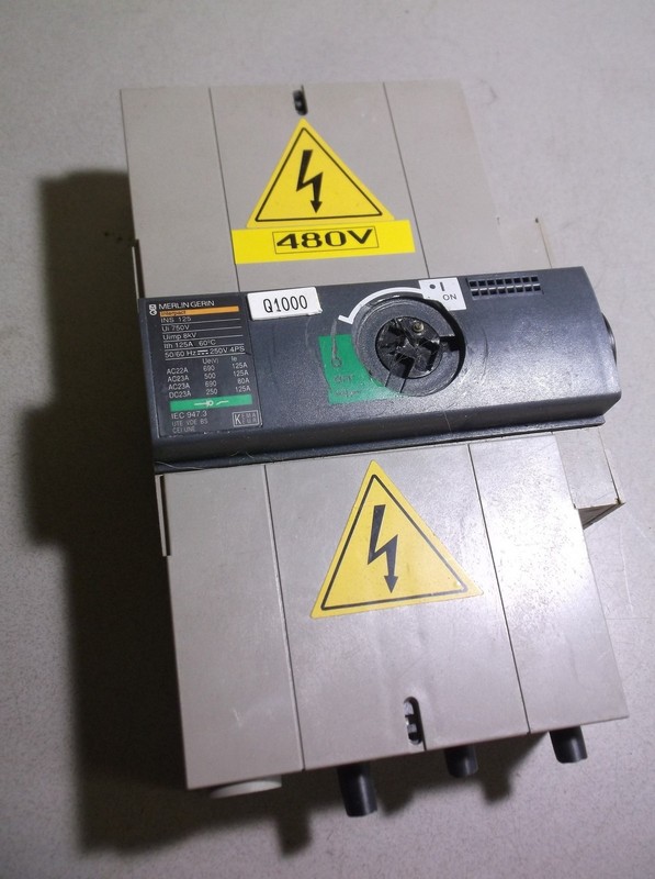 Merlin Gerin 125A 480V IEC947.3 Schneider 7KZR0041930 *FREE SHIPPING*