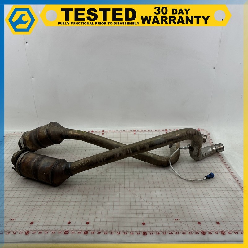 17-19 JAGUAR XE 3.0L LEFT & RIGHT SIDE EXHAUST DOWNPIPE SET OEM