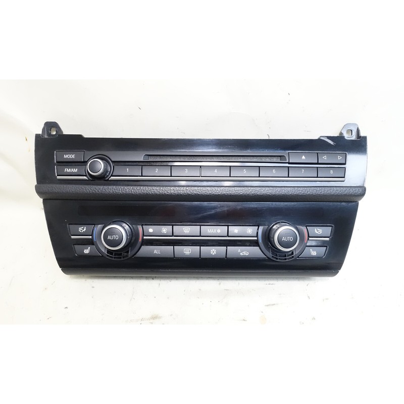 Damaged 2013-2014 BMW F10 5-Series Radio Climate Control Panel Face Head Unit OE
