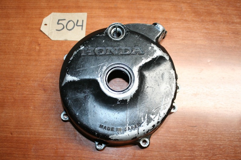 1985 Honda XR 350R Engine Side Cover Left Magneto Flywheel Cover OEM 85 G