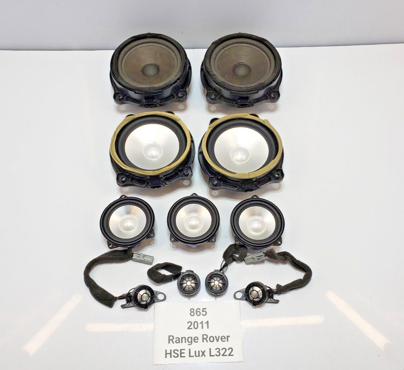 ✅ 2010-2012 OEM Range Rover HSE Sound Radio Stereo Audio Speaker Cover SET