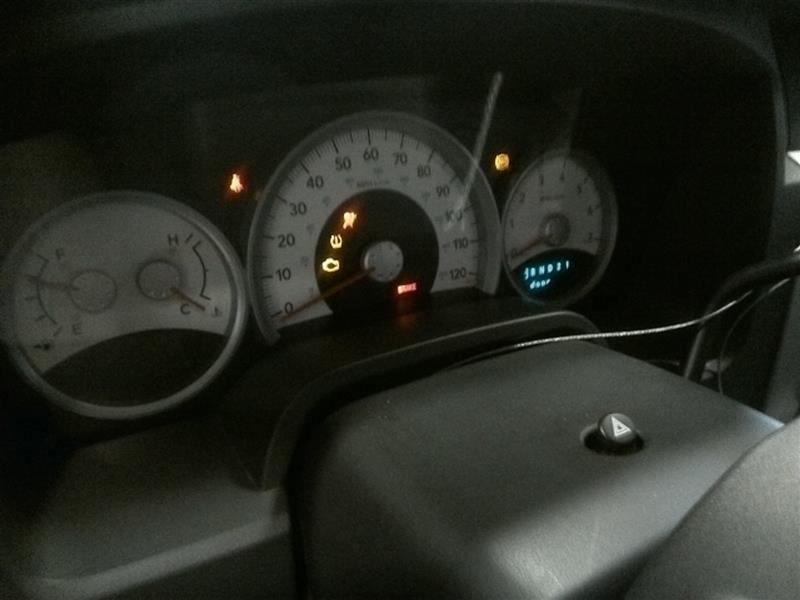 Speedometer Cluster MPH Silver Trim Fits 07-08 DAKOTA 1880063