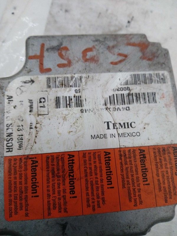 Used Air Bag Module fits: 2001 Mercedes-benz Mercedes ml-class 163 Type Air Bag