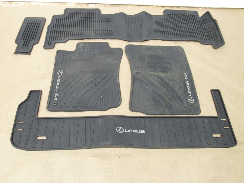 14-21 Lexus GX460 2017 Front Rear Right Left Floor Carpet Rubber Mat Set ;:O