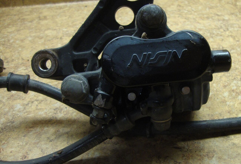 1990 Honda CBR600 F CBR 600 600F CBR600F Rear Disk Brake Caliper Bracket Back E9