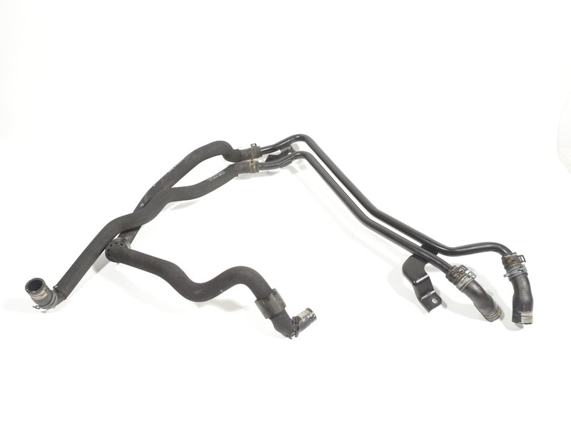 11-18 Audi A8L A8 D4 3.0L Engine Coolant Turbo Aux Heater Hose Line Set 2 OEM