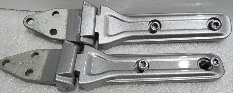 2018-2023 Jeep Wrangler JL PAIR Lower Upper Tailgate Hinges Silver 68282145AC