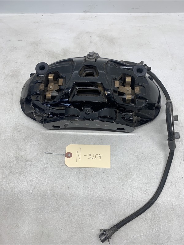 21-23 Tesla Model S X Front Passenger Side Brake Caliper Black RH 3204 S13