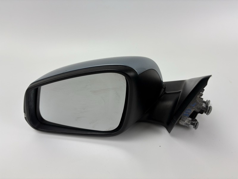 13-18 BMW F30 320i 328i Left Door Mirror Driver Side View 5 Pin OEM Sky Blue