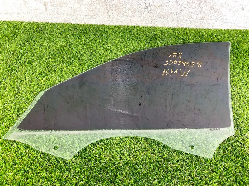 12-18 BMW SERIES 3 328i F30 FRONT RIGHT RH PASS SIDE DOOR WINDOW GLASS PANEL OEM